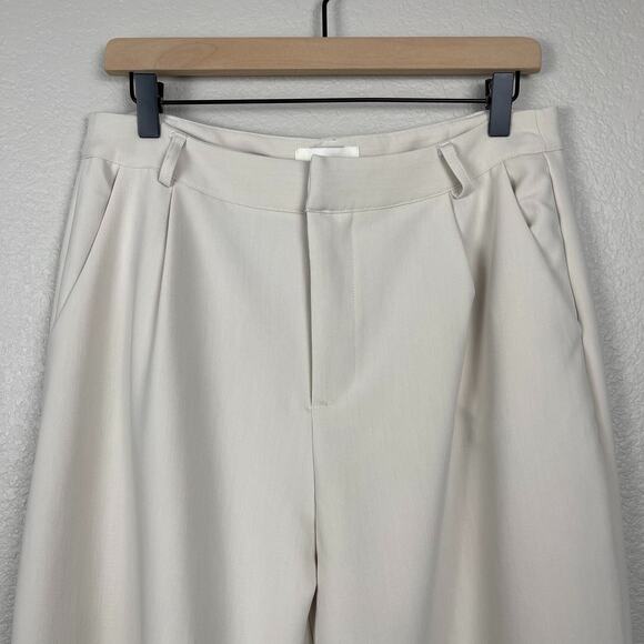 DISSH Rowan Bone Pant Wide Leg High Waist Trousers Size 10 Capsule Classic Chic - Picture 9 of 16